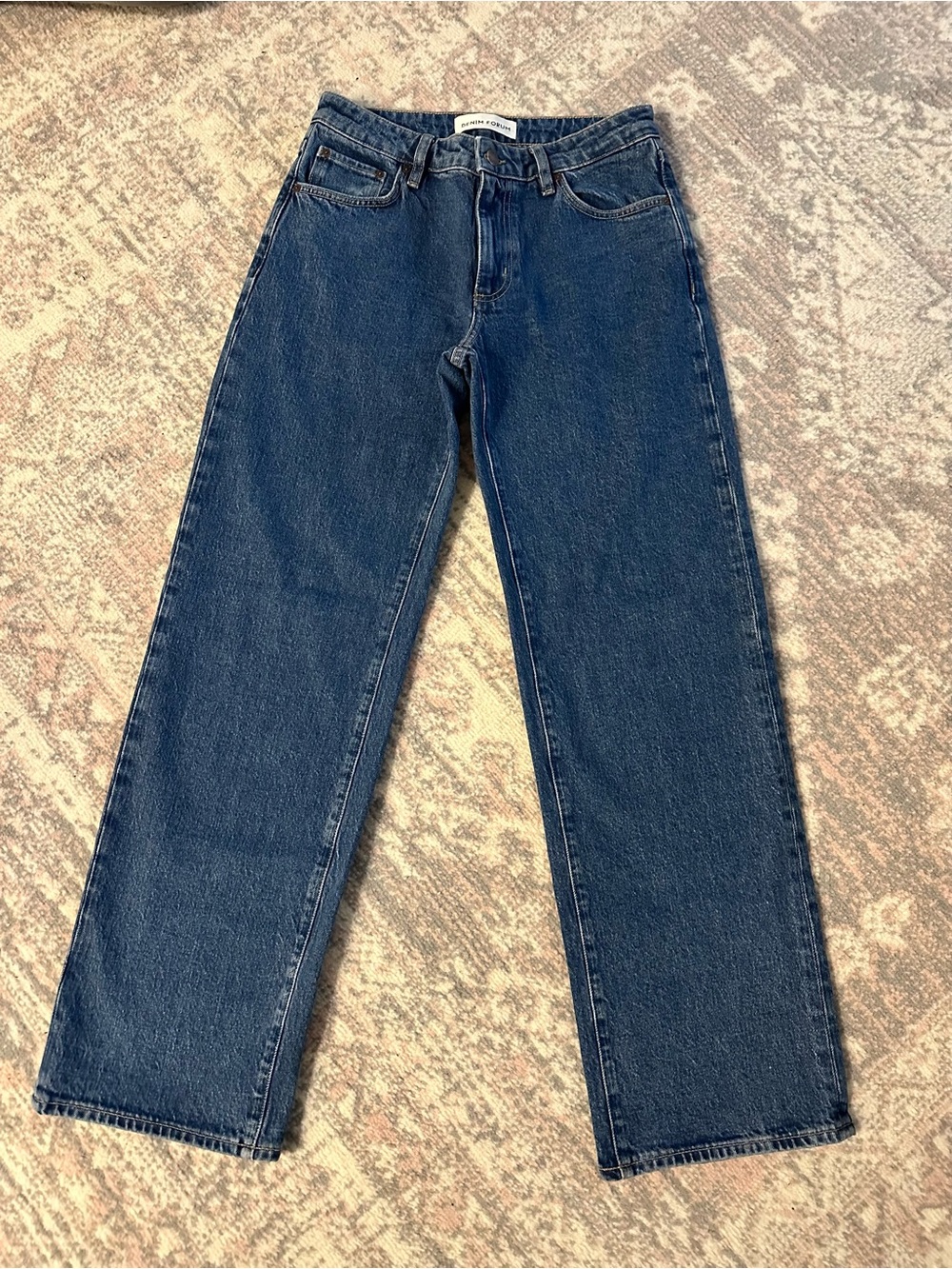 Aritzia Denim Forum Salma Super Lo-Rise Straight Jean